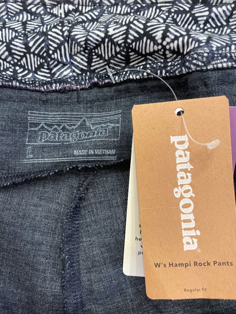 Patagonia Women's Hampi Rock Climbing Pants Sz Large NWT Gorpcore Hemp Blend